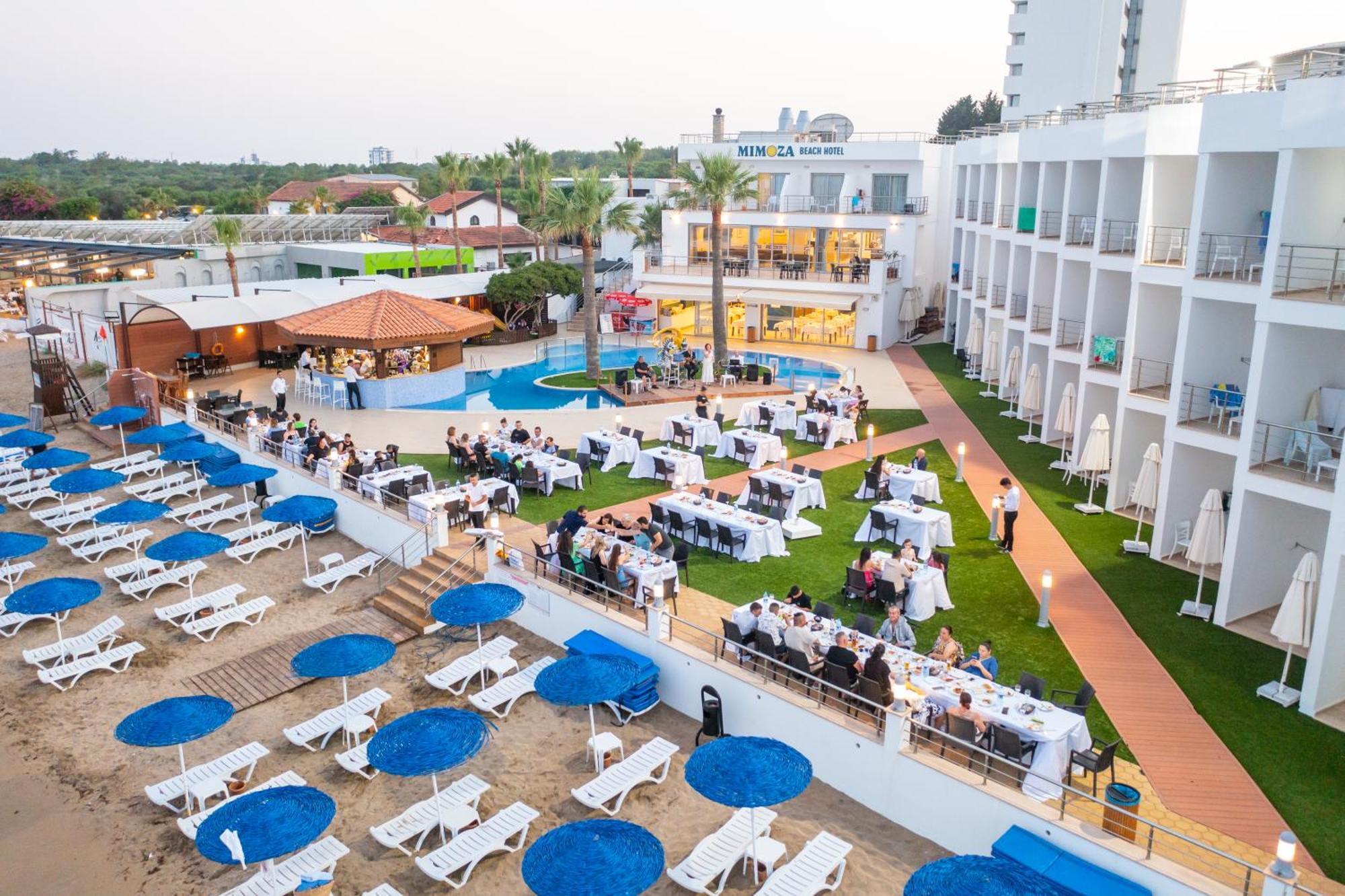Mimoza Beach Hotel Agios Sergios Exterior foto