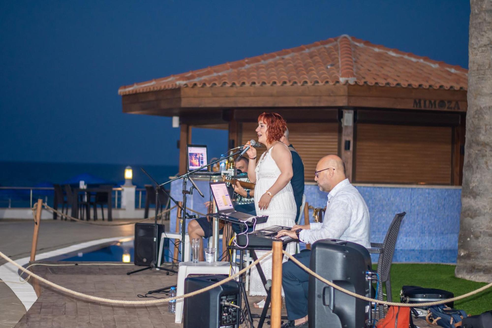 Mimoza Beach Hotel Agios Sergios Exterior foto
