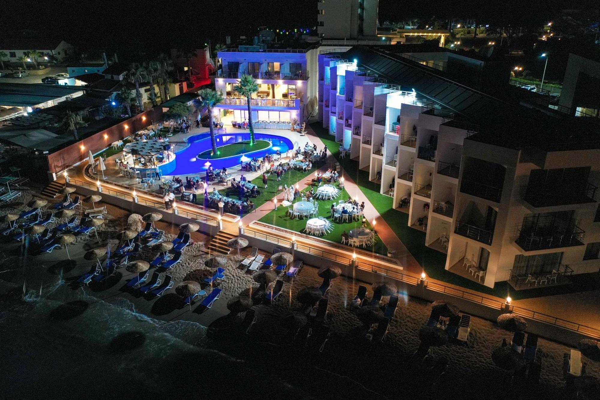 Mimoza Beach Hotel Agios Sergios Exterior foto