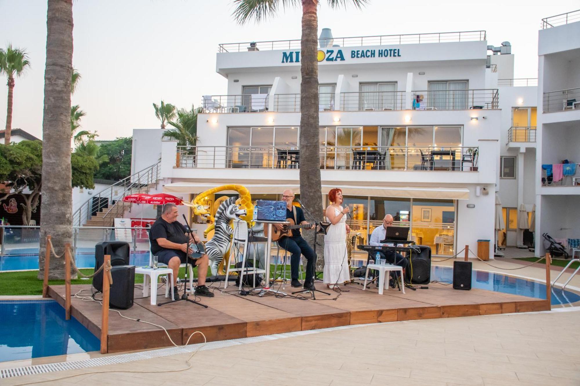Mimoza Beach Hotel Agios Sergios Exterior foto
